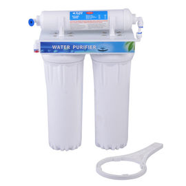 De plastic Filter van het Huiswater, Witte het Waterfilter van de Huisvestingsgootsteen In twee stadia